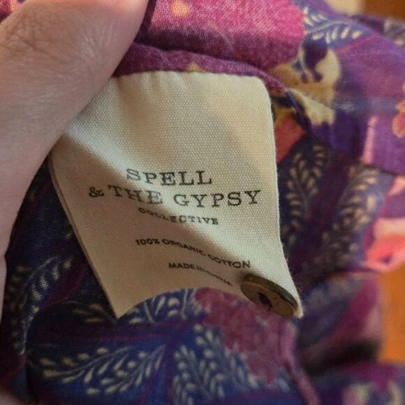 Spell & The Gypsy Collective Bianca Blouse in Wisteria Size XS - Picture 12 of 13